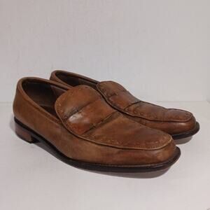 H.S. Trask Loafer Mens Size 10M Choteau Slip-On Leather Brown Loafer H7513-230